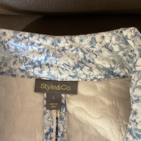 Patch jacket size L Macy’s Style & Co - Picture 3 of 3